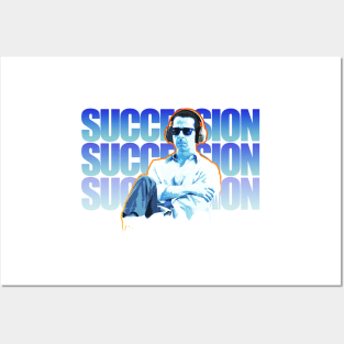 succession, tv series fan works graphic design by ironpalette Posters and Art